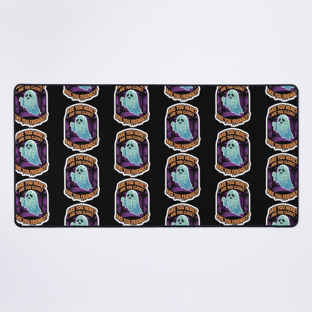 Phasmophobia Are You Here Ghost Mouse Pad