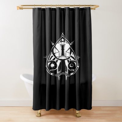 Phasmophobia Haunted Investigation Shower Curtain
