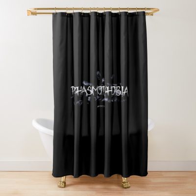 Phasmophobia Ghost Hunting Club Shower Curtain