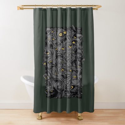 Phasmophobia Paranormal Investigator Shower Curtain