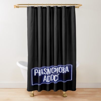 Phasmophobia Addict Squad Shower Curtain