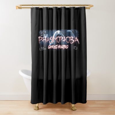 Phasmophobia Danger Shower Curtain