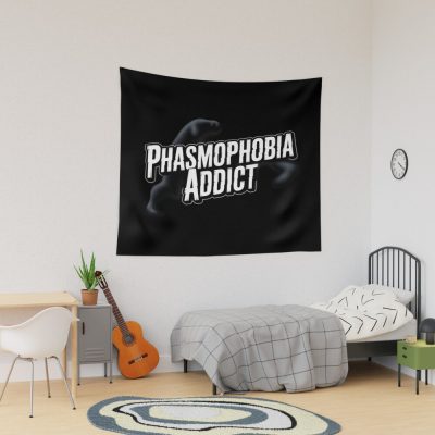 Phasmophobia Addict Funny Tapestry