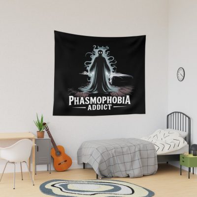 Phasmophobia Addict Tapestry