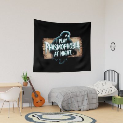 Phasmophobia Paranormal Night Shift Tapestry