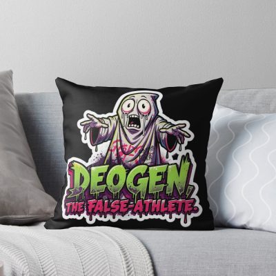 Phasmophobia Deogen The False Athlete Throw Pillow