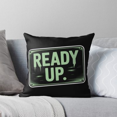 Phasmophobia Ready Up Throw Pillow