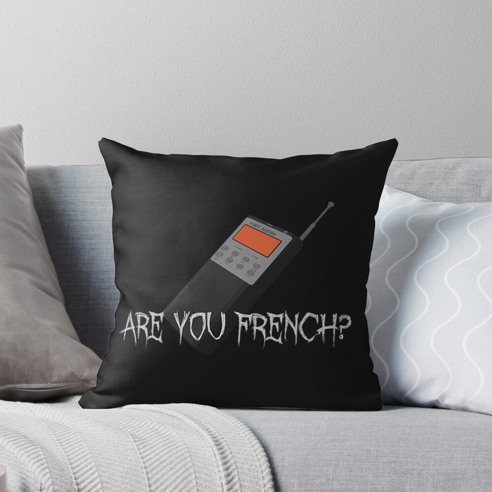 Are You French Insym Phasmophobia Throw Pillow