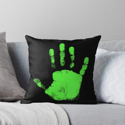 Phasmophobia Fingerprints Evidence Throw Pillow